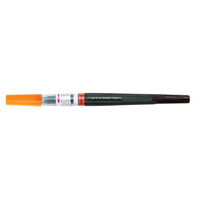Pensula Pentel colorata portocaliu Paperie.ro 