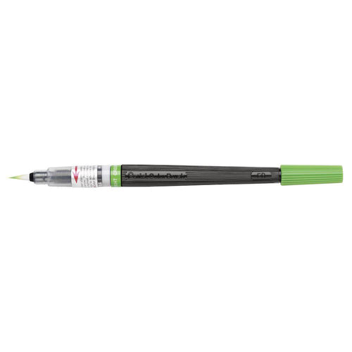 Pensula Pentel colorata verde deschis Paperie.ro 