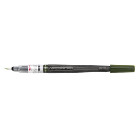 Pensula Pentel colorata verde inchis Paperie.ro 