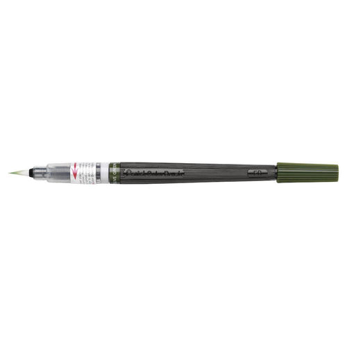 Pensula Pentel colorata verde inchis Paperie.ro 
