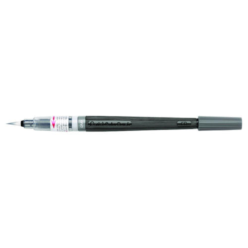 Pensula Pentel colorata gri Paperie.ro 