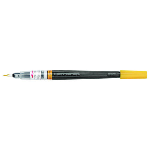 Pensula Pentel colorata portocaliu deschis Paperie.ro 