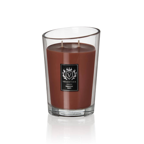Lumanare parfumata VELLUTIER mare 2 fitile ''Havana Cafe'' 515g Lumanare parfumata VELLUTIER 