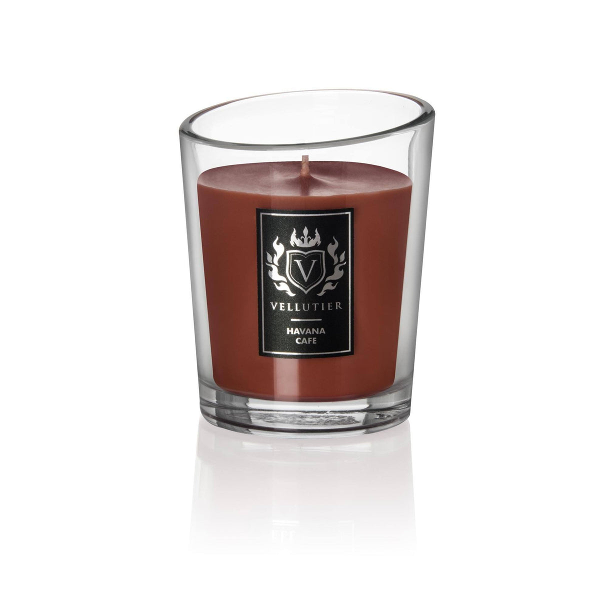 Lumanare parfumata VELLUTIER medie ''Havana Cafe'' 225g Lumanare parfumata VELLUTIER 