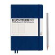 Agenda Mate A5 Clasic- Navy 251 pagini A5, mate, hardcover Leuchtturm 1917 