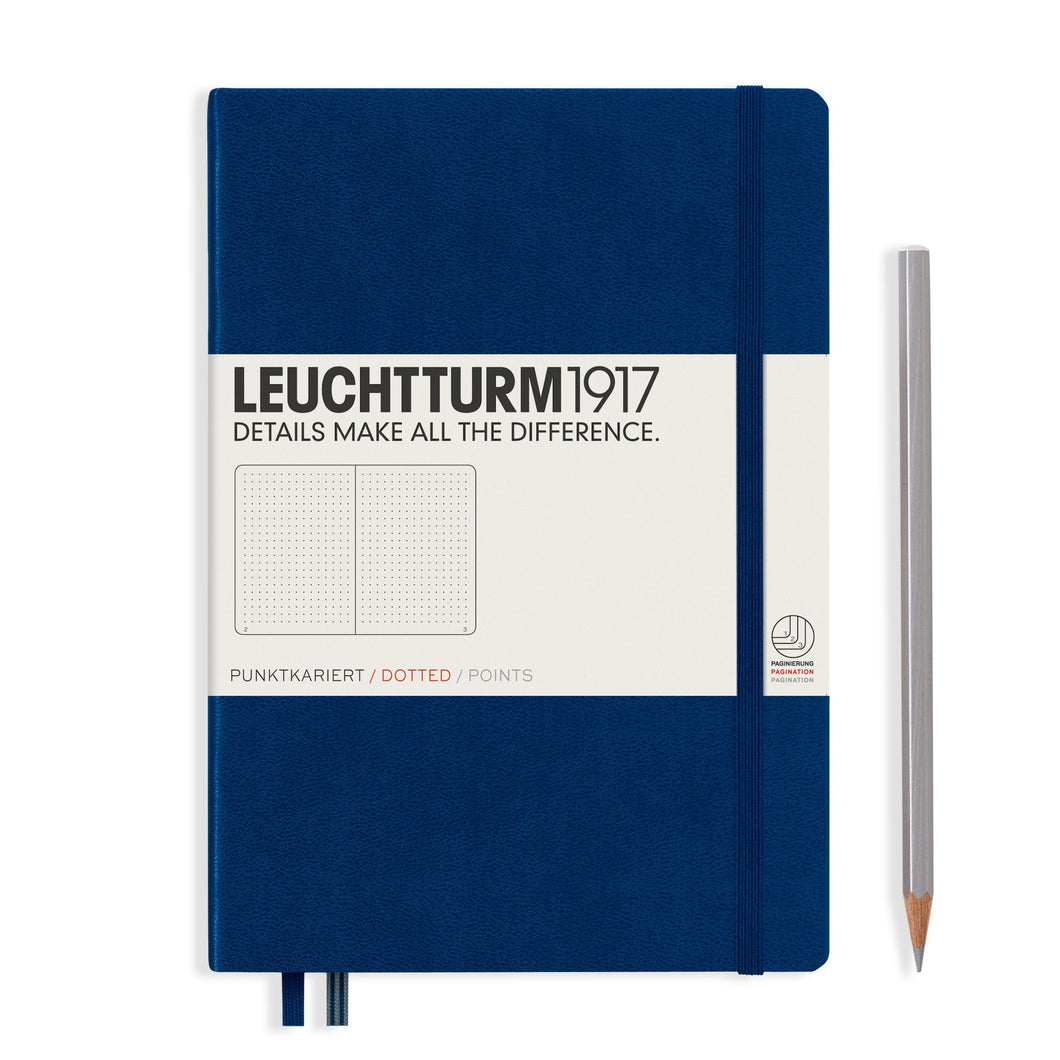 Agenda Mate A5 Clasic- Navy 251 pagini A5, mate, hardcover Leuchtturm 1917 