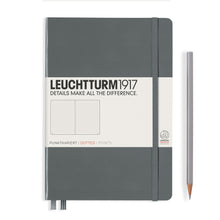 Încarcă imaginea în vizualizatorul Galerie, Agenda Mate A5 Clasic - Antracit, 251 pagini A5, mate, hardcover Leuchtturm 1917 
