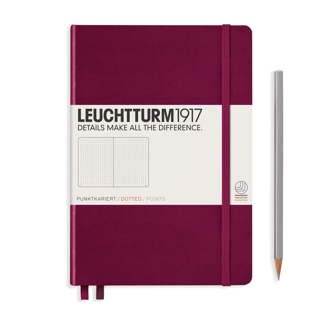 Agenda Dictando A5 Clasic - Port Red, 251 pagini BUJO Leuchtturm 1917 