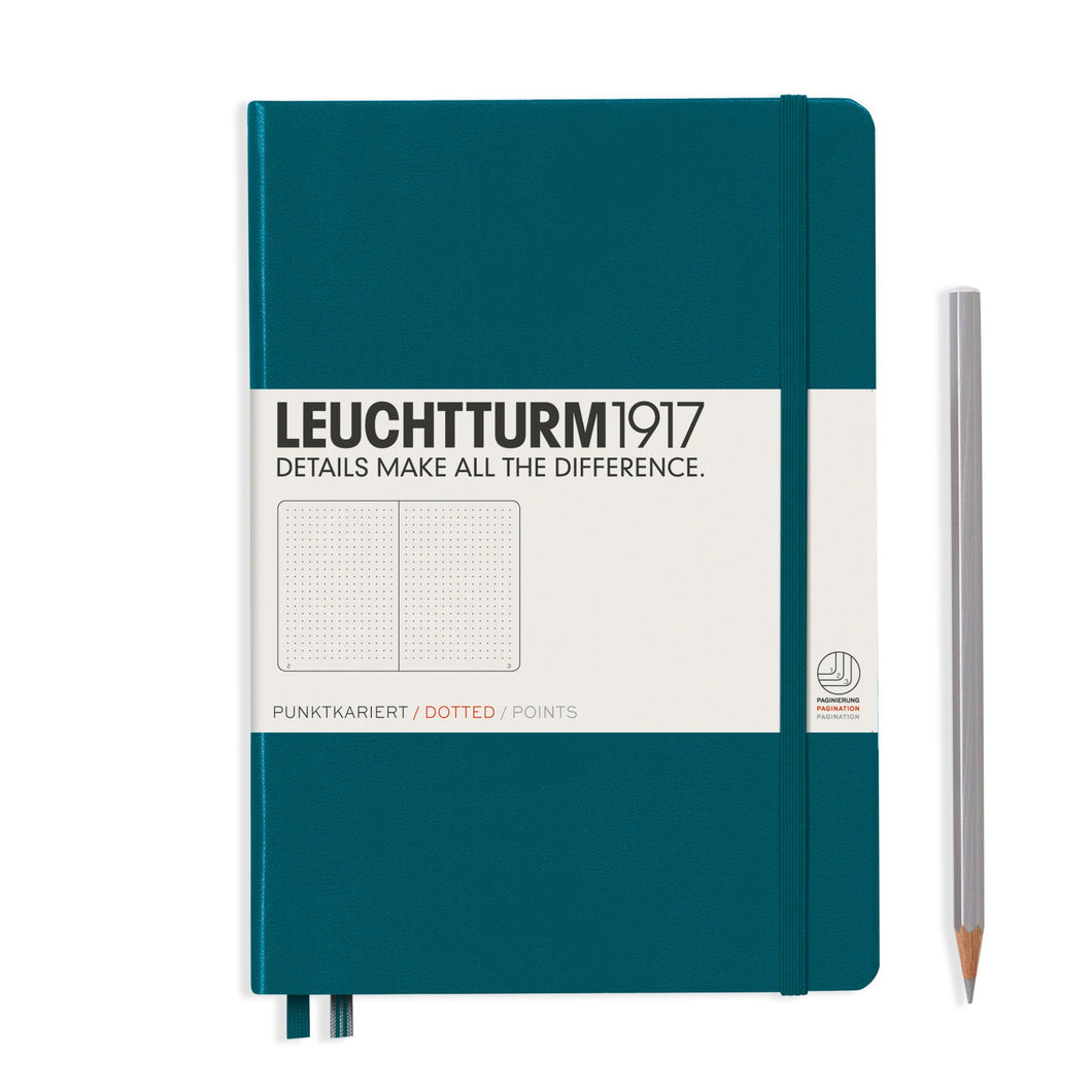 Agenda Mate A5 Clasic - Pacific Green, 251 pagini A5, mate, hardcover Leuchtturm 1917 