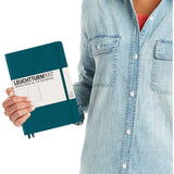 Caiet Leuchtturm1917 , A5, cartonat, 251 pg, foi veline, verde Pacific Agenda Leuchtturm Leuchtturm 1917 