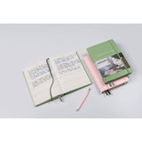 Caiet Leuchtturm1917 "Cate un gand in fiecare zi", pentru 5 ani , A5, cartonat, linii punctate, roz pastel Agenda Leuchtturm Leuchtturm 1917 
