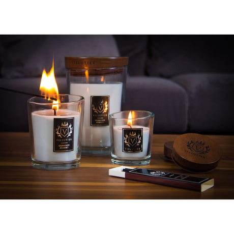 Lumanare parfumata Vellutier, 90 g, Oudwood Journey Lumanare parfumata Vellutier 