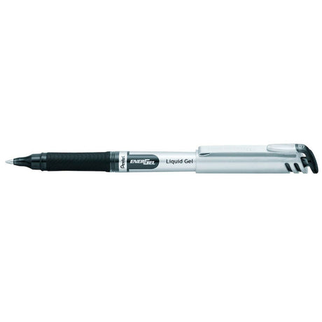 Roller cu gel Pentel EnerGel, BL17, 0.7 mm, fara mecanism, negru Rollere cu gel Pentel 