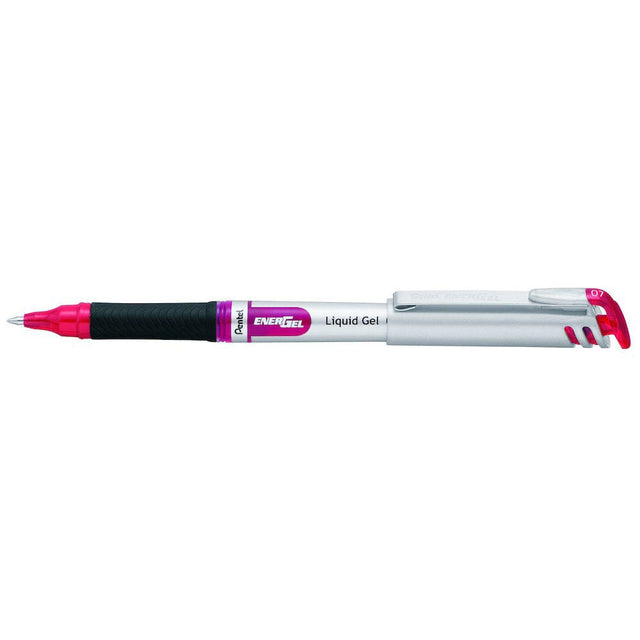 Roller cu gel Pentel EnerGel, BL17, 0.7 mm, fara mecanism, rosu Rollere cu gel Pentel 