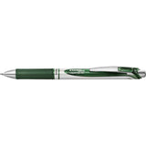 Roller cu gel Pentel EnerGel, BL77, 0.7 mm, cu mecanism, verde padure Rollere cu gel Pentel 