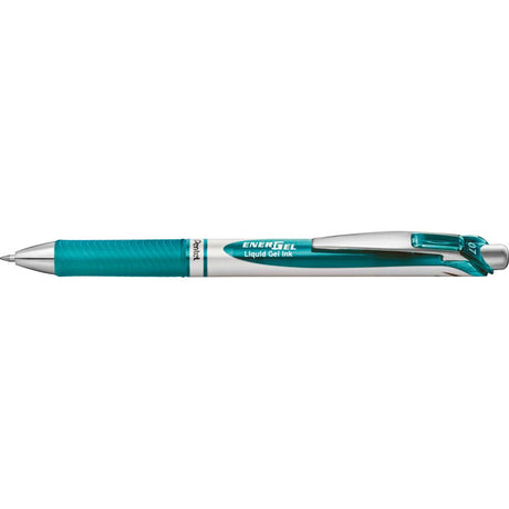 Roller cu gel Pentel EnerGel, BL77, 0.7 mm, cu mecanism, turquoise Rollere cu gel Pentel 