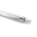Roller cu gel Pentel EnerGel Sterling, 0.7 mm, cu mecanism, mina neagra, corp metalic argintiu Rollere cu gel Pentel 