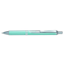 Încarcă imaginea în vizualizatorul Galerie, Roller cu gel Pentel EnerGel Sterling, 0.7 mm, cu mecanism, mina neagra, corp metalic bleu Rollere cu gel Pentel 
