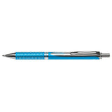 Roller cu gel Pentel EnerGel Sterling, 0.7 mm, cu mecanism, mina neagra, corp metalic albastru Rollere cu gel Pentel 