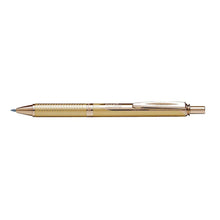 Încarcă imaginea în vizualizatorul Galerie, Roller cu gel Pentel EnerGel Sterling, 0.7 mm, cu mecanism, mina neagra, corp metalic auriu Rollere cu gel Pentel 
