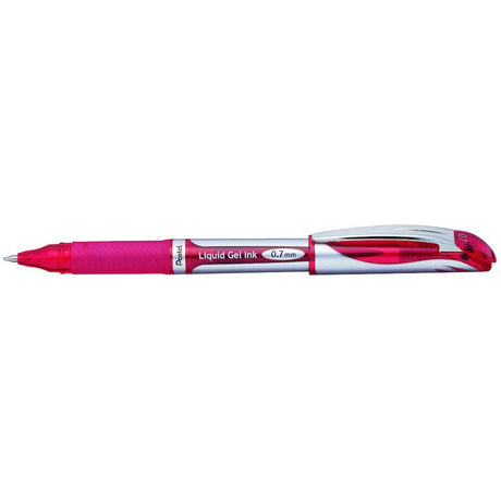 Roller cu gel Pentel EnerGel, BL57, 0.7 mm, fara mecanism, rosu Rollere cu gel Pentel 