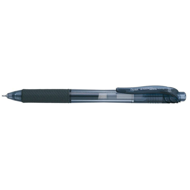Roller cu gel Pentel EnerGel X, BLN105, 0.5 mm, cu mecanism, negru Rollere cu gel Pentel 