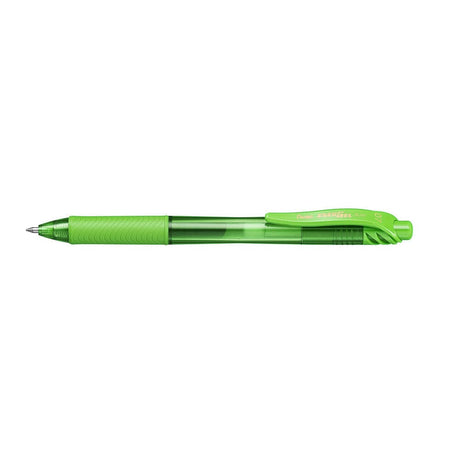 Roller cu gel Pentel EnerGel X, BL107, 0.7 mm, cu mecanism, verde lime Rollere cu gel Pentel 