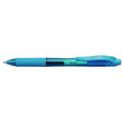 Roller cu gel Pentel EnerGel X, BL107, 0.7 mm, cu mecanism, bleu Rollere cu gel Pentel 