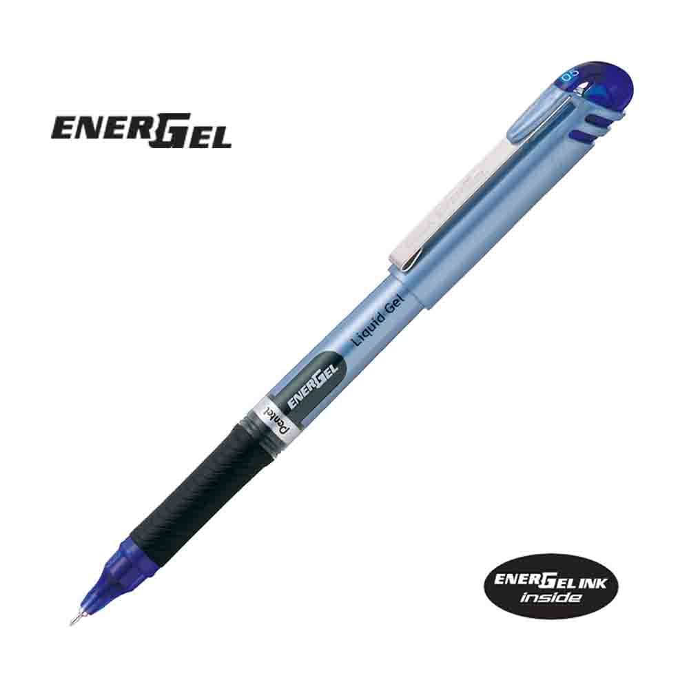 Roller cu gel Pentel EnerGel, BLN15, 0.5 mm, fara mecanism, albastru Rollere cu gel Pentel 