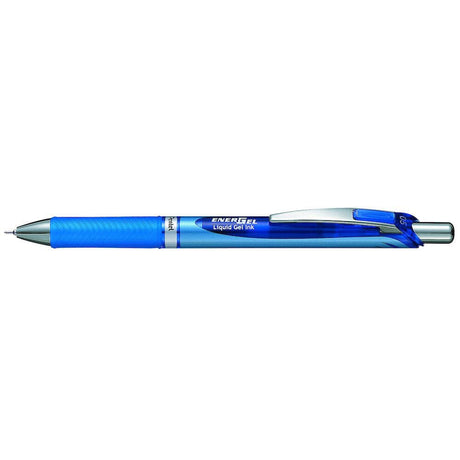 Roller cu gel Pentel EnerGel, BLN75, 0.5 mm, cu mecanism, albastru Rollere cu gel Pentel 