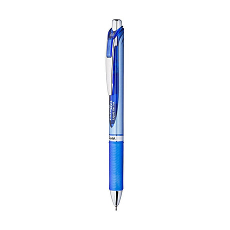 Roller cu gel Pentel EnerGel, BLN75, 0.5 mm, cu mecanism, albastru Rollere cu gel Pentel 