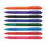 Pix Pentel IFeel-it!, 0.7 mm, cu mecanism, corp semitransparent, negru Pixuri colorate Pentel 