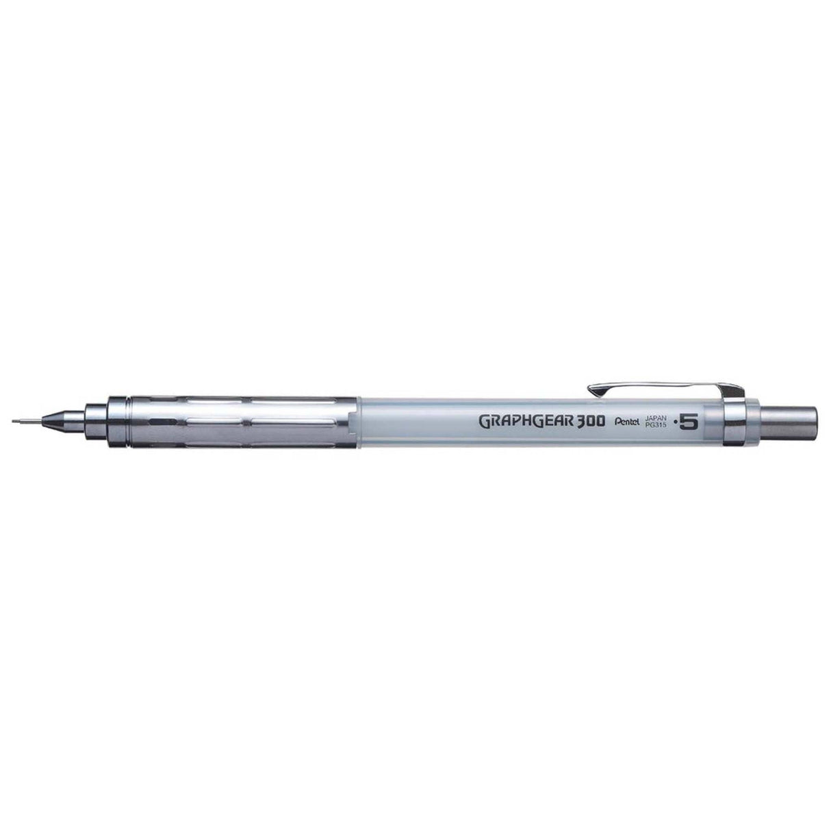 Creion mecanic Pentel Graphgear 300 0.5mm alb Creion mecanic Pentel 