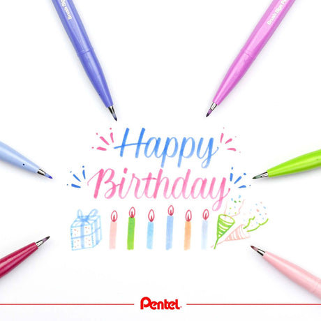 Carioca Pentel pentru scris de mana culori pastel din natura 4 culori/set Carioca Pentel 