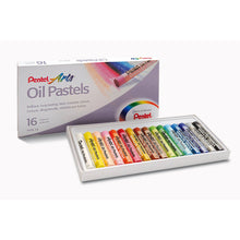 Încarcă imaginea în vizualizatorul Galerie, Creioane cerate Pentel Oil Pastels set 16 buc Paperie.ro 
