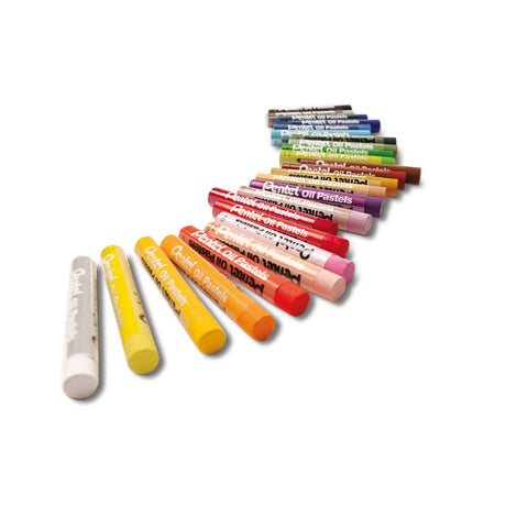 Creioane cerate Pentel Oil Pastels set 25 buc Paperie.ro 