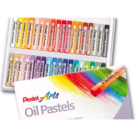 Creioane cerate Pentel Oil Pastels set 36 buc Paperie.ro 