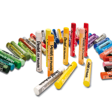 Creioane cerate Pentel Oil Pastels set 50 buc Paperie.ro 
