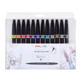 Pensula colorata ultra fina ARTIST SET 12 buc Paperie.ro 