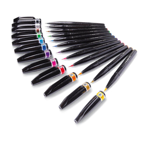 Pensula colorata ultra fina ARTIST SET 12 buc Paperie.ro 