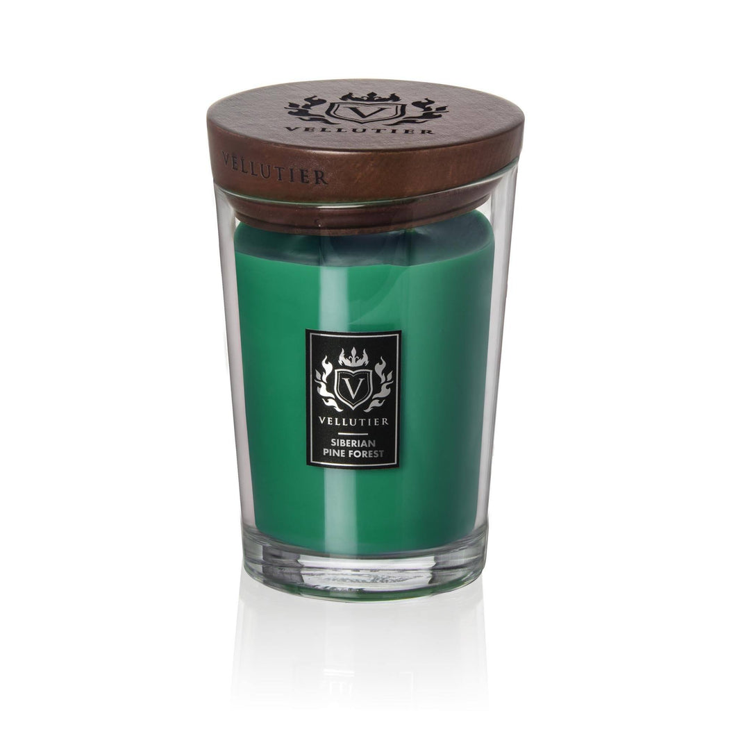 Lumanare parfumata VELLUTIER mare 2 fitile ''Padure de pini siberieni'' 515g Lumanare parfumata VELLUTIER 