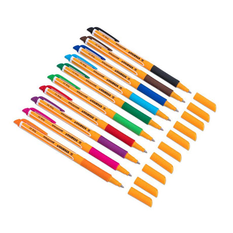 Roller Stabilo Point Visco Gel 0.5 mm 10 buc/set plastic ROLLERE CU GEL Stabilo 