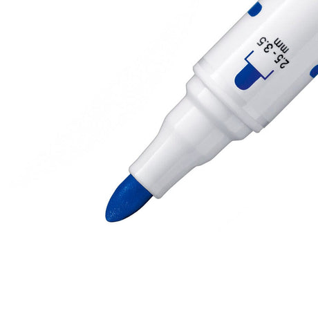 Marker pentru tabla Stabilo plan, varf rotund, 2 bucati / set, albastru Markere Stabilo 