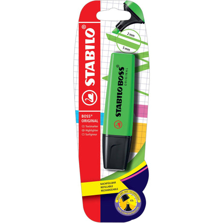 Textmarker Stabilo Boss Original, verde, blister Textmarkere Stabilo 