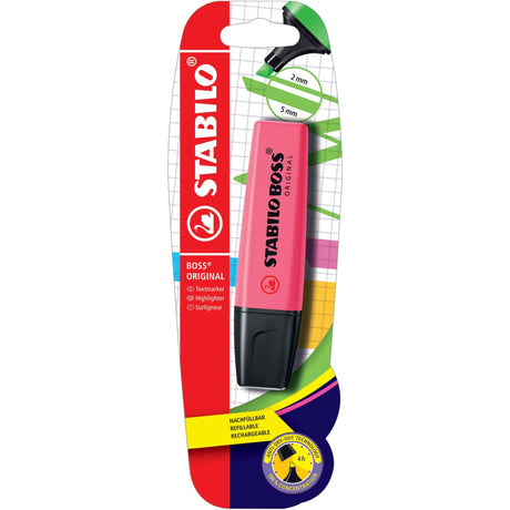 Textmarker Stabilo Boss Original, roz, blister Textmarkere Stabilo 