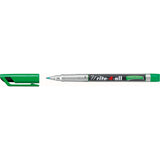 Marker permanent Stabilo Write-4-all, F, verde Markere Stabilo 