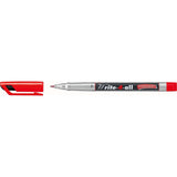 Marker permanent Stabilo Write-4-all, F, rosu Markere Stabilo 