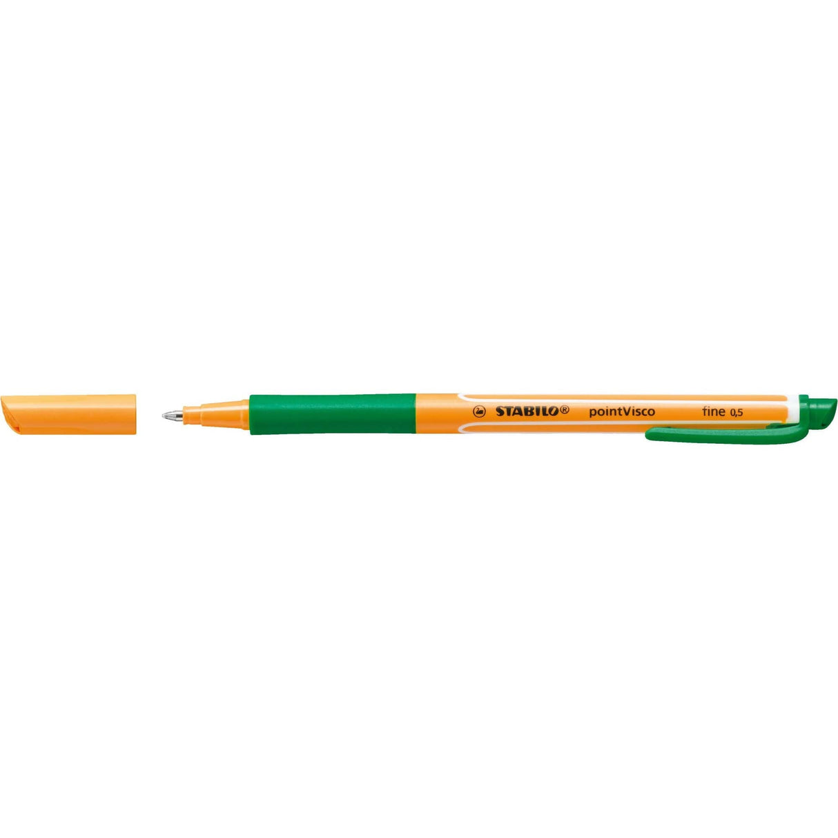 Roller cu gel Stabilo pointVisco, verde Rollere cu gel Stabilo 