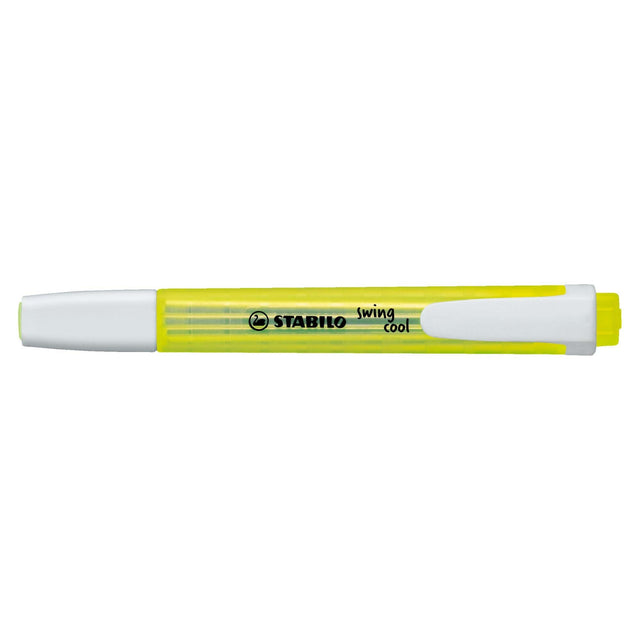 Textmarker Stabilo swing cool, galben Textmarkere Stabilo 