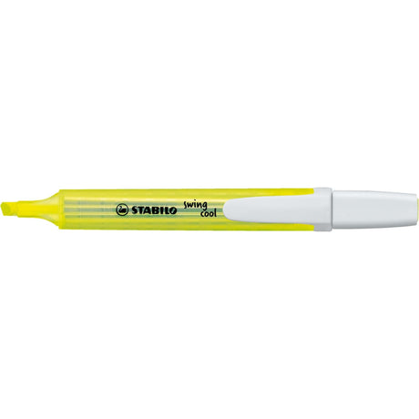 Textmarker Stabilo swing cool, galben Textmarkere Stabilo 